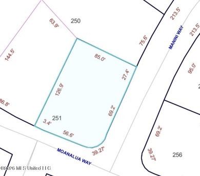 Beautiful corner lot located at 777 Moanalua Way in Diamondhead - photo 2