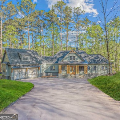 Stunning Lakefront Luxury Home in Reynolds Landing with Sunset - Lake Home For Sale in Greensboro, Georgia