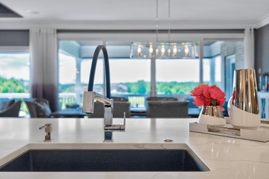 Wow! What an amazing view! Overlooking a lake, wooded hills, the - photo 15