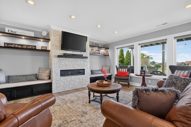 Wow! What an amazing view! Overlooking a lake, wooded hills, the - photo 43
