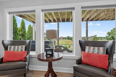 Wow! What an amazing view! Overlooking a lake, wooded hills, the - photo 45