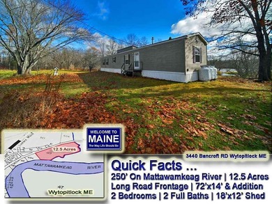 (private lake, pond, creek) Home For Sale in Wytopitlock Maine