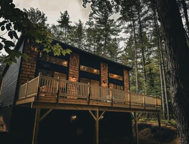 (private lake, pond, creek) Home Sale Pending in Rapid City Michigan