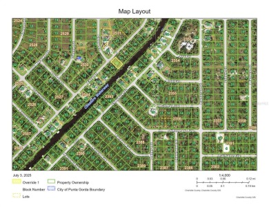 Port Charlotte Waterway Lakes Area Lot For Sale in Port Charlotte Florida