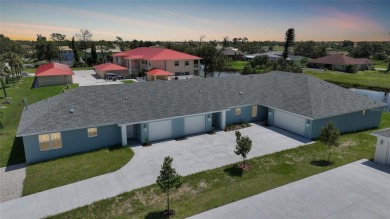This nearly completed WATERFRONT TRIPLEX in Rotonda West, FL, is