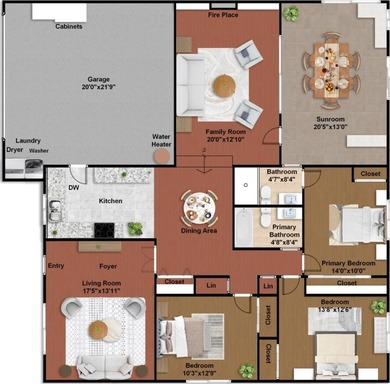Total 1,694 SF of living area, including additional 260 SF bonus - photo 36