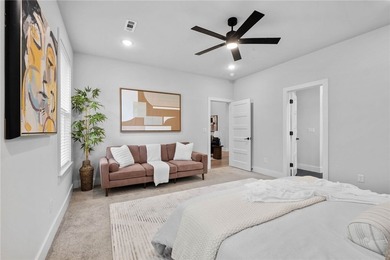 Soaring vaulted ceilings with wood beams, gas log fireplace & - photo 18