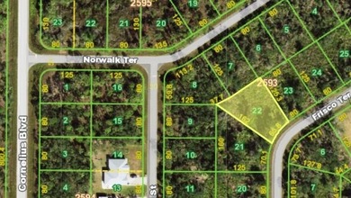 Port Charlotte Waterway Area Lot For Sale in Port Charlotte Florida