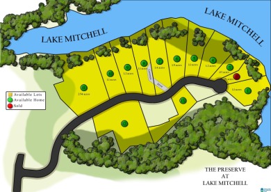 Lake Mitchell Acreage For Sale in Rockford Alabama
