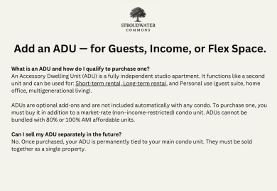 Welcome to Stroudwater Commons aEUR* Portland's newest condo