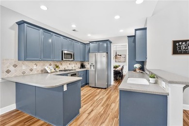 The kitchen's slate blue cabinetry is the kind of choice you - photo 15
