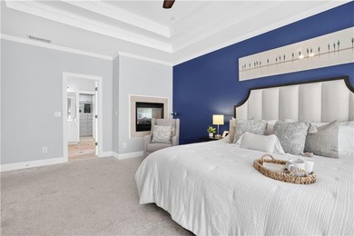 The kitchen's slate blue cabinetry is the kind of choice you - photo 24