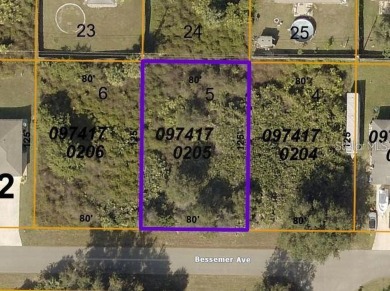 Northport Waterway Lakes and Canals Lot For Sale in North Port Florida