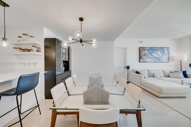 Enjoy expansive open bay views from the 48th floor at Aria on