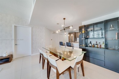 Enjoy expansive open bay views from the 48th floor at Aria on