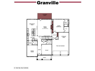 The Granville is a grand two-story home featuring 5BR.4 Full BA - photo 3