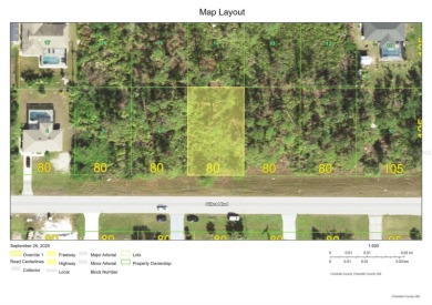 Port Charlotte Waterway Lakes Area Lot For Sale in Port Charlotte Florida