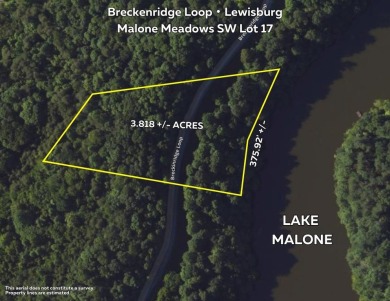 Lake Malone Lot For Sale in Lewisburg Kentucky