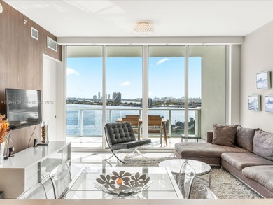 Enjoy unobstructed views of the bay and the Miami Beach skyline