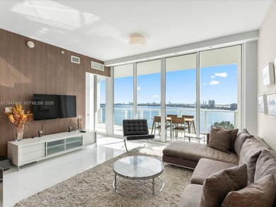 Enjoy unobstructed views of the bay and the Miami Beach skyline