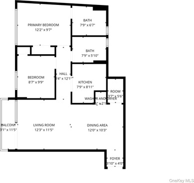 Unit 5E on the 5th floor of the 7-story building. Elevator