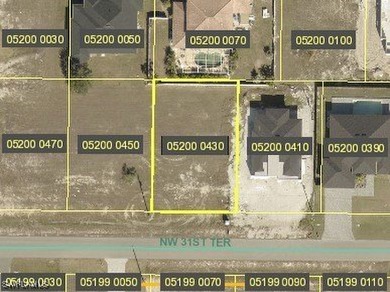Cape Coral Area Lot For Sale in Cape Coral Florida
