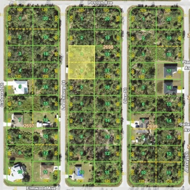 Port Charlotte Waterway Lakes Area Lot For Sale in Port Charlotte Florida