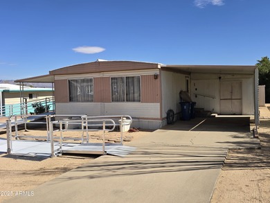 2 bedroom 1 bath mobile home located in 55+ Community HOA fees
