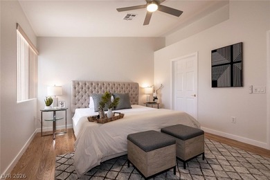 Beautiful single-story end-unit townhome located in a gated