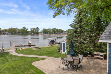 Lake House with waterfrontage, water view, pier - Lake Home For Sale in Waterford, Wisconsin