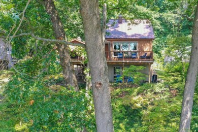 This three-bedroom, two-bath, 1,545-square-foot home overlooks - Lake Home For Sale in Vandalia, Michigan