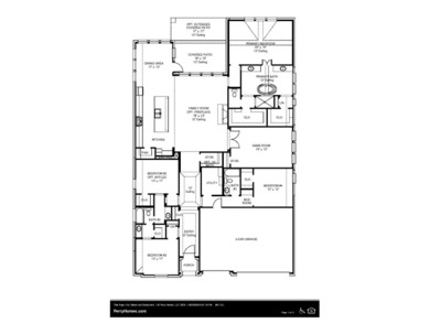 Extended entry leads to open family room, kitchen, and dining - photo 2