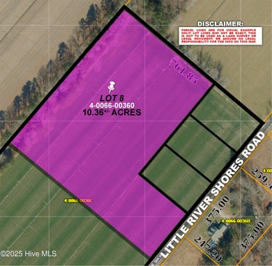 Little River - Perquimans County Acreage Active Under Contract in Hertford North Carolina