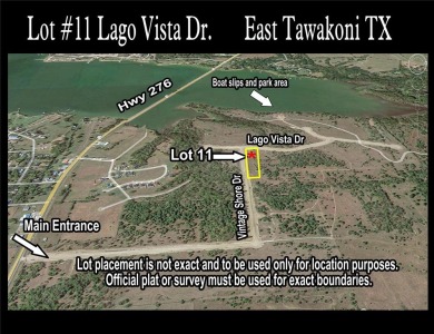 Lake Tawakoni Acreage For Sale in East Tawakoni Texas