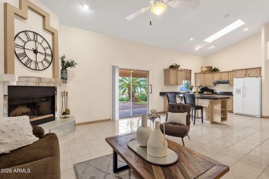 Set on a quiet street with sweeping views of Four Peaks and Red