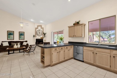 Set on a quiet street with sweeping views of Four Peaks and Red