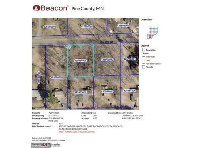 Cross Lake - Pine County Lot For Sale in Pine City Minnesota