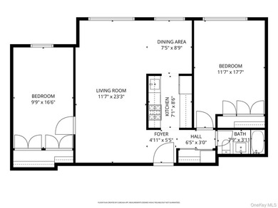 Renovated two bedroom, one bathroom co-op apartment in Great - photo 20