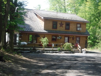  Custom Log Home on Lake Champlain - Lake Home For Sale in Orwell, Vermont
