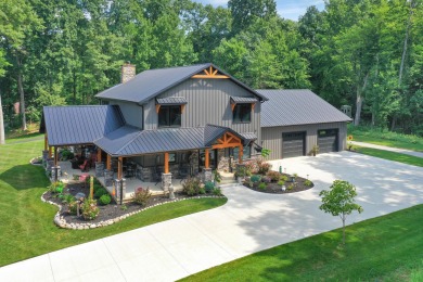 This 5-bedroom, 3.5-bath, 4,600-square-foot 3-year-old home - Lake Home For Sale in White Pigeon, Michigan