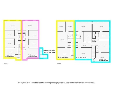 Units 12 and 14 offer a flexible second-story office condominium - photo 2