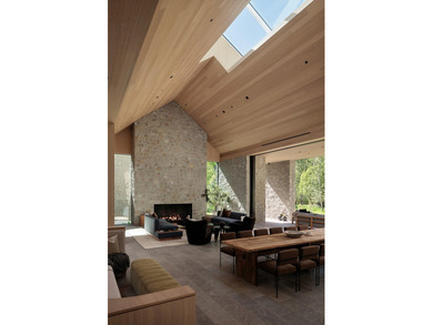 River Lodge, a new riverfront estate set on 2.1 acres along the - photo 12