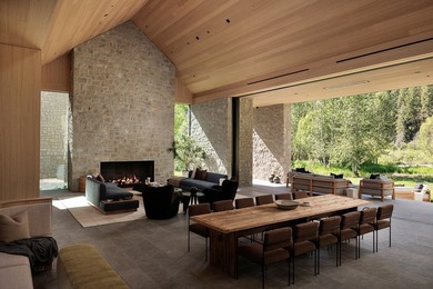 River Lodge, a new riverfront estate set on 2.1 acres along the - photo 13