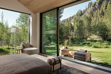 River Lodge, a new riverfront estate set on 2.1 acres along the - photo 25