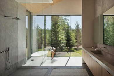 River Lodge, a new riverfront estate set on 2.1 acres along the - photo 27