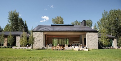 River Lodge, a new riverfront estate set on 2.1 acres along the - photo 50