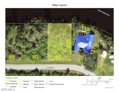 Port Charlotte Waterway Lakes Area Lot For Sale in Port Charlotte Florida
