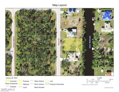 Port Charlotte Waterway Lakes Area Lot For Sale in Port Charlotte Florida