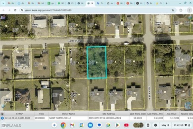Lehigh Acres Area Lot For Sale in Lehigh Acres Florida
