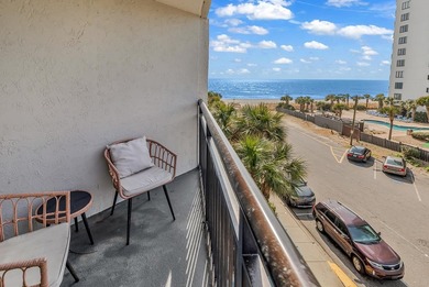 Spacious unit with ocean views from TWO separate balconies. This